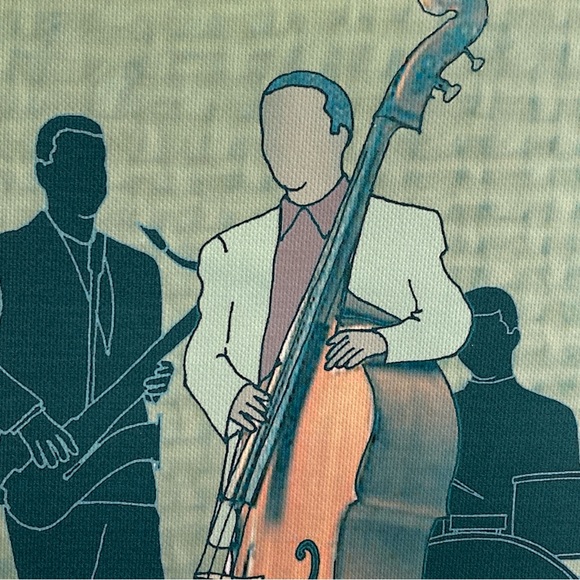 Contemporary Art Print Jazz Musicians New Orleans Matted Signed - Picture 2 of 7